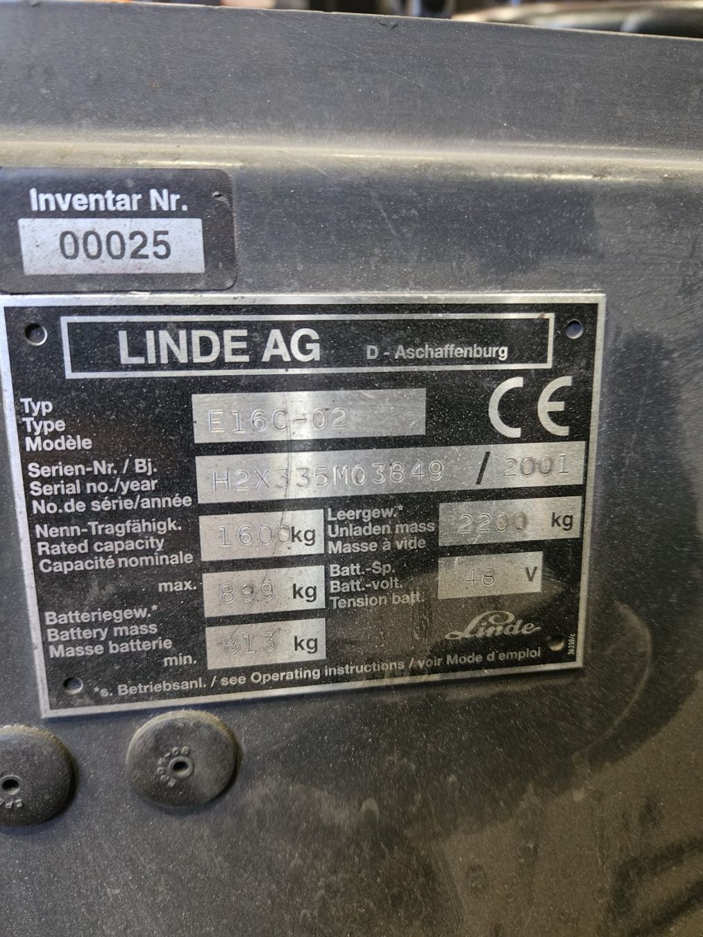 Linde Gabelstapler & Hubwagen: Linde Elektro Stapler E16 inkl. Ladegerät – Gebraucht aus Oberriet SG von gtoag 8