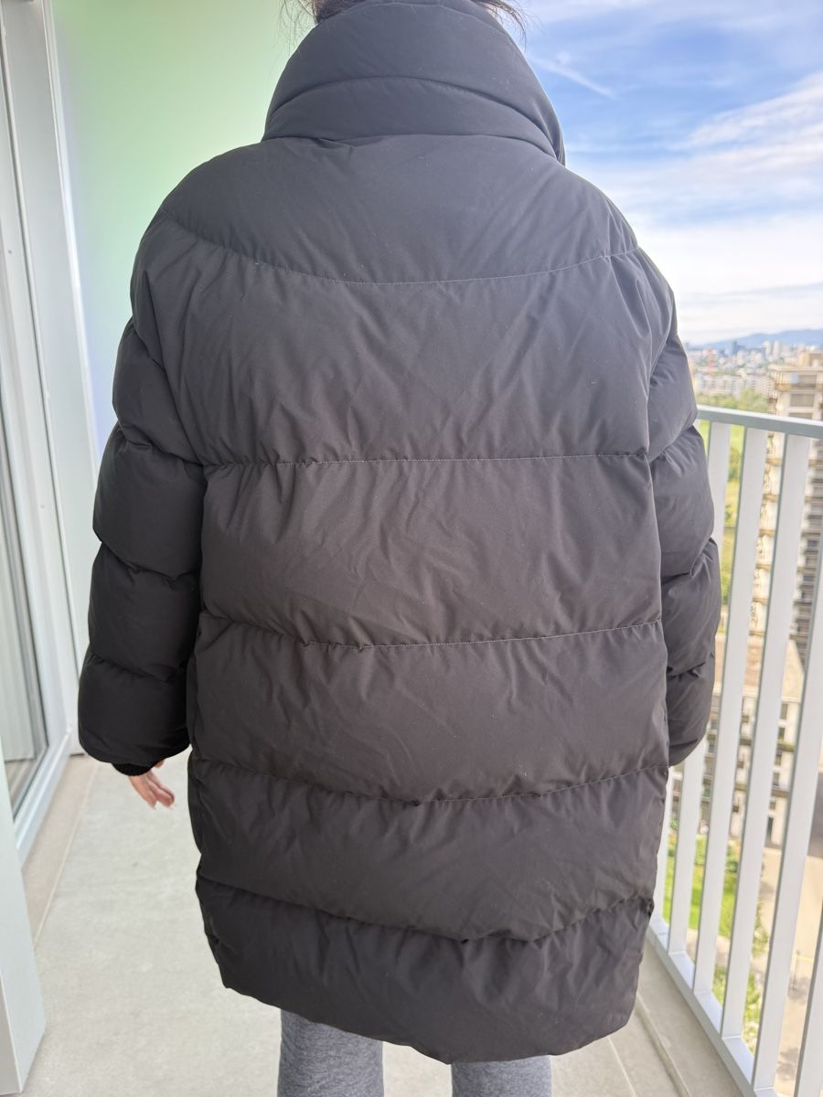 Falconeri Cappotti: Falconeri down puffer coat black waterproof technical fabric – Usato da Dübendorf venduto da ReLoved_Fashion_ZH 1