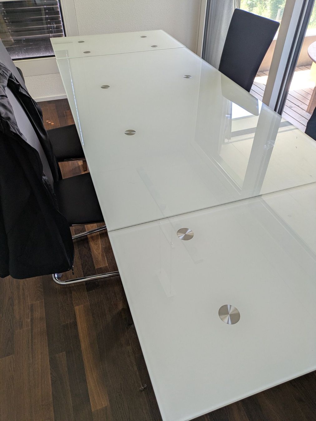 Tavoli: Esstisch Glas ausziehbar – Usato da Schmitten FR venduto da rem_bs2x 2