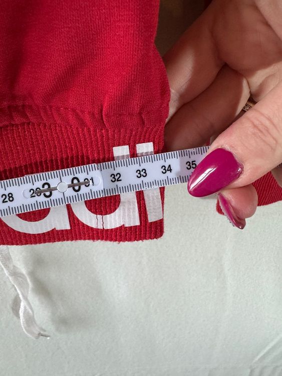 Adidas Giacche: rote Adidas Kapuzen Jacke Gr. M – Usato da Grosswangen venduto da second_hand_dress 9