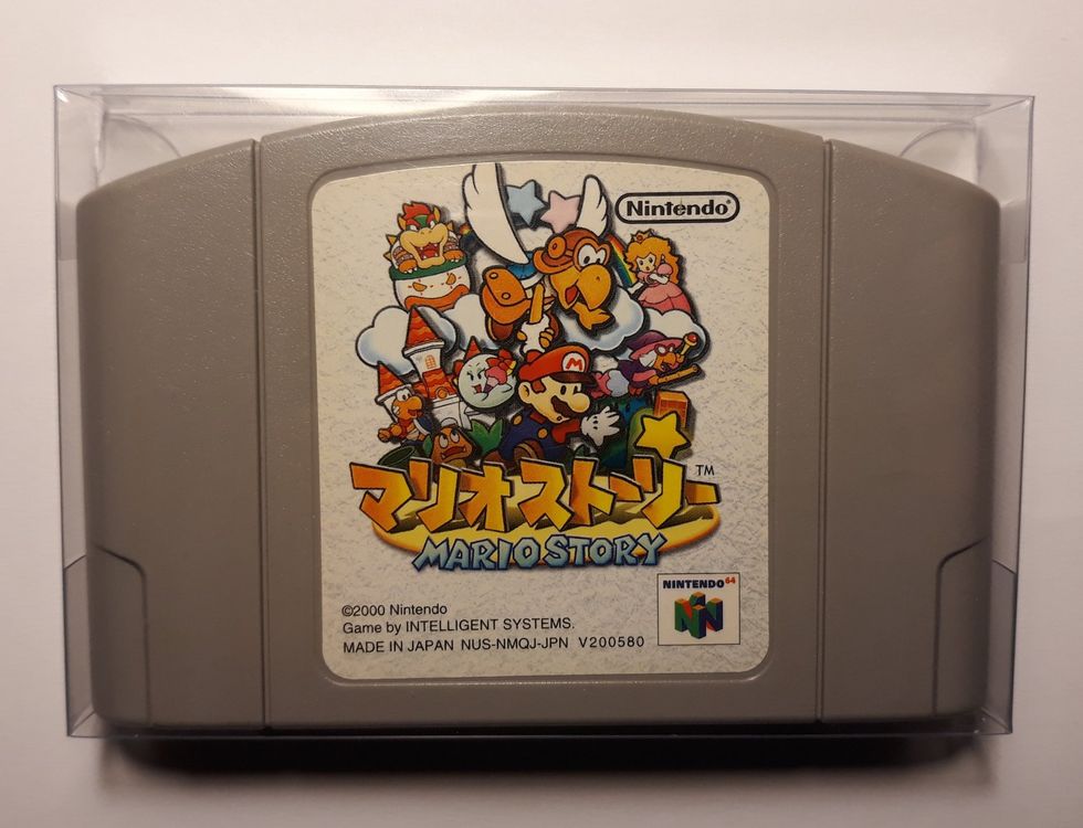 Jeu Mario Story (Paper Mario) Nintendo 64 - Version Japonaise (JPN) - Bon État
