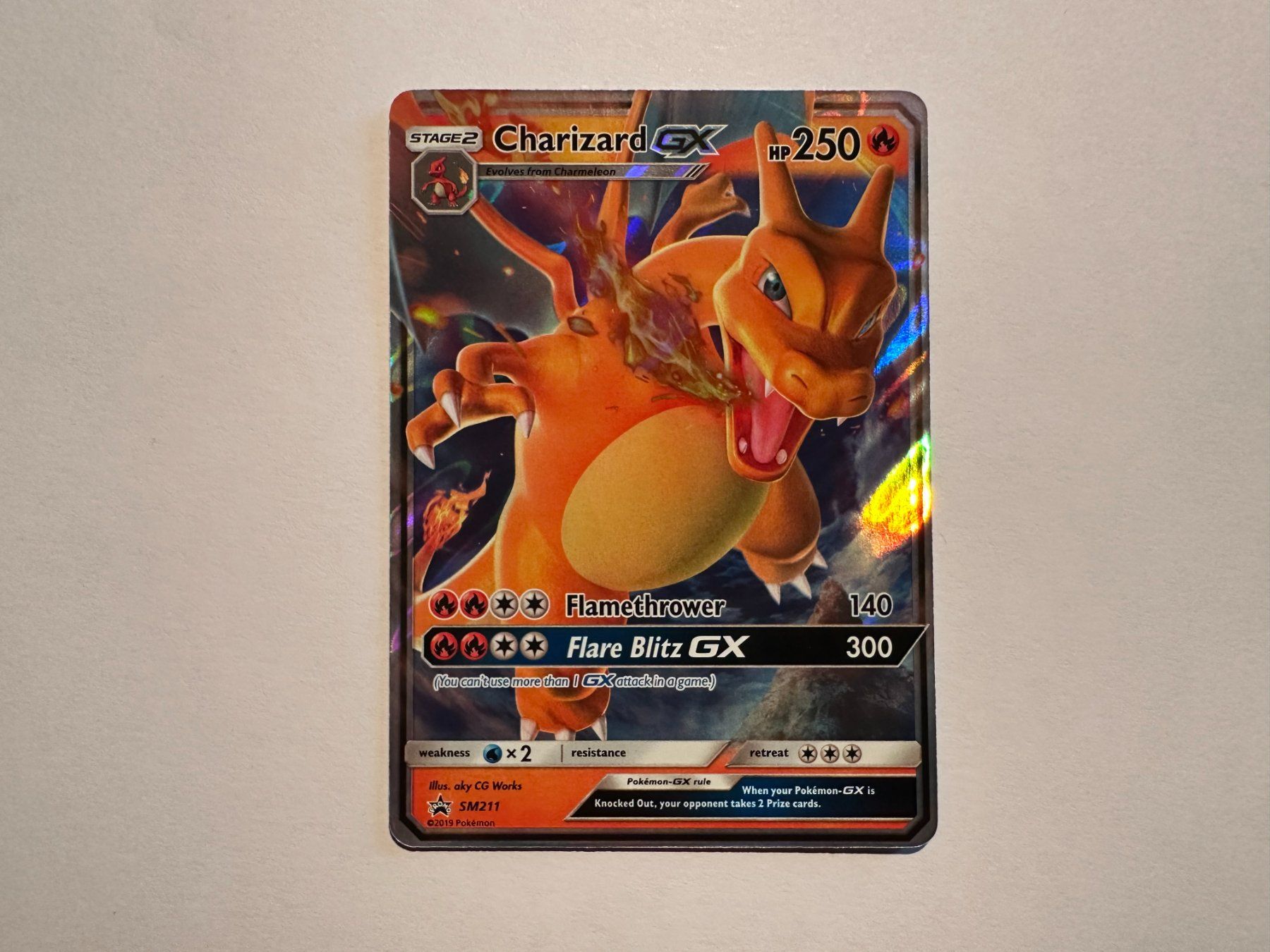 Pokémon Cartes à collectionner: Charizard GX Sun & Moon Promo EN – D'occasion à Hagendorn par Pokecollectorch 1