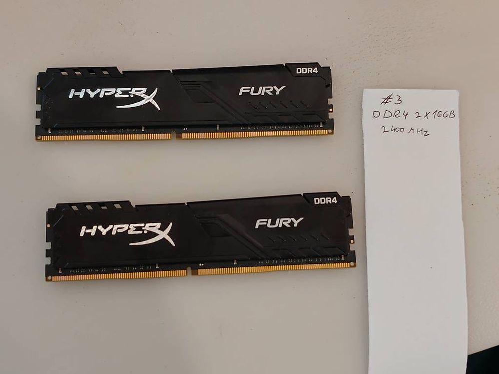 Kingston HyperX 32GB (2 x 16GB), 2400 MHz, DDR4 RAM (Gebraucht) in ...