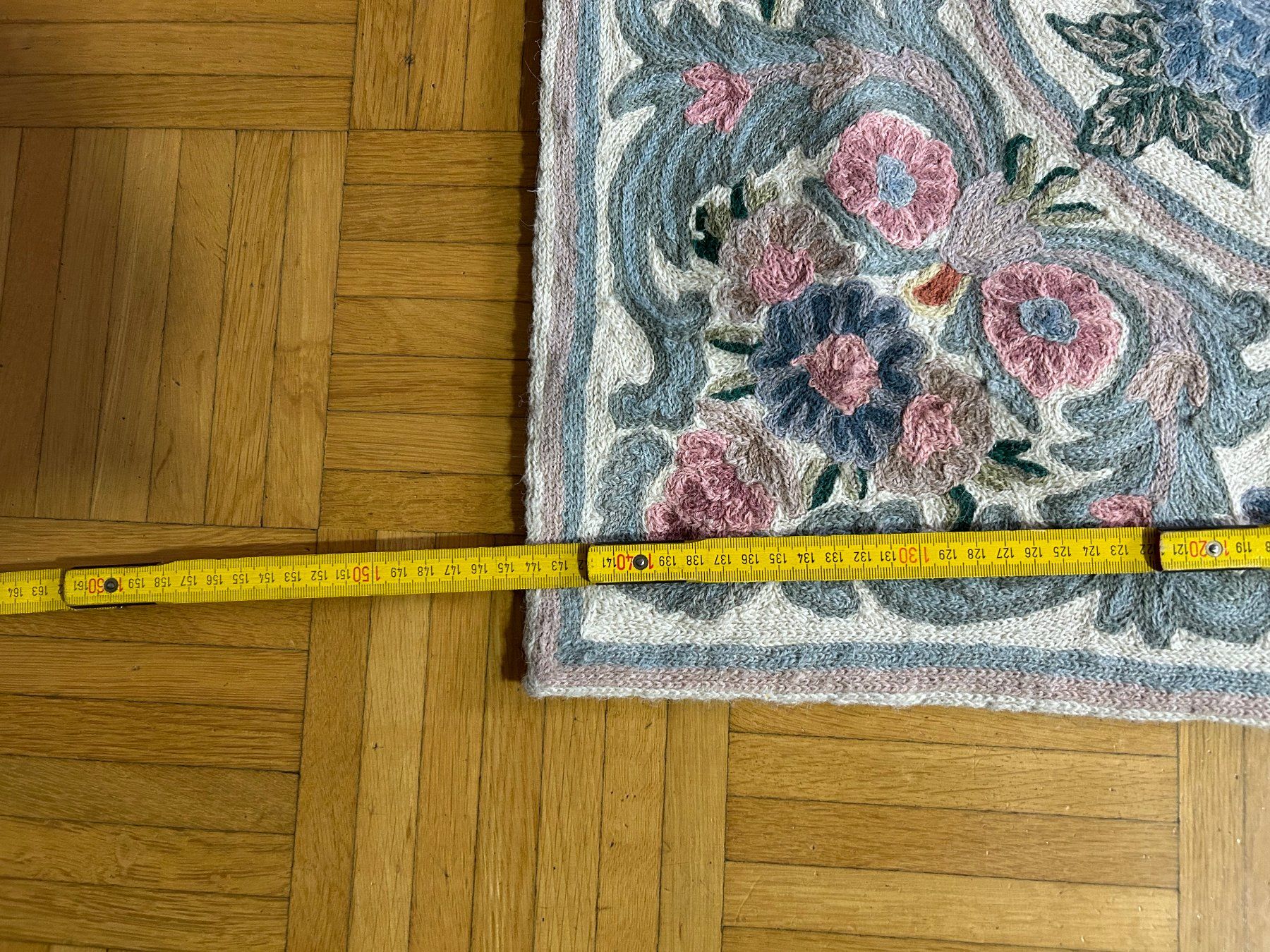 Tappeti: Schöner Blumenteppich, 147x91cm, Pastellfarben – Usato da Root venduto da msshop 3