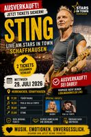 Sting Live Stars in Town Sting Konzert 2 Tickets 29.07.2026