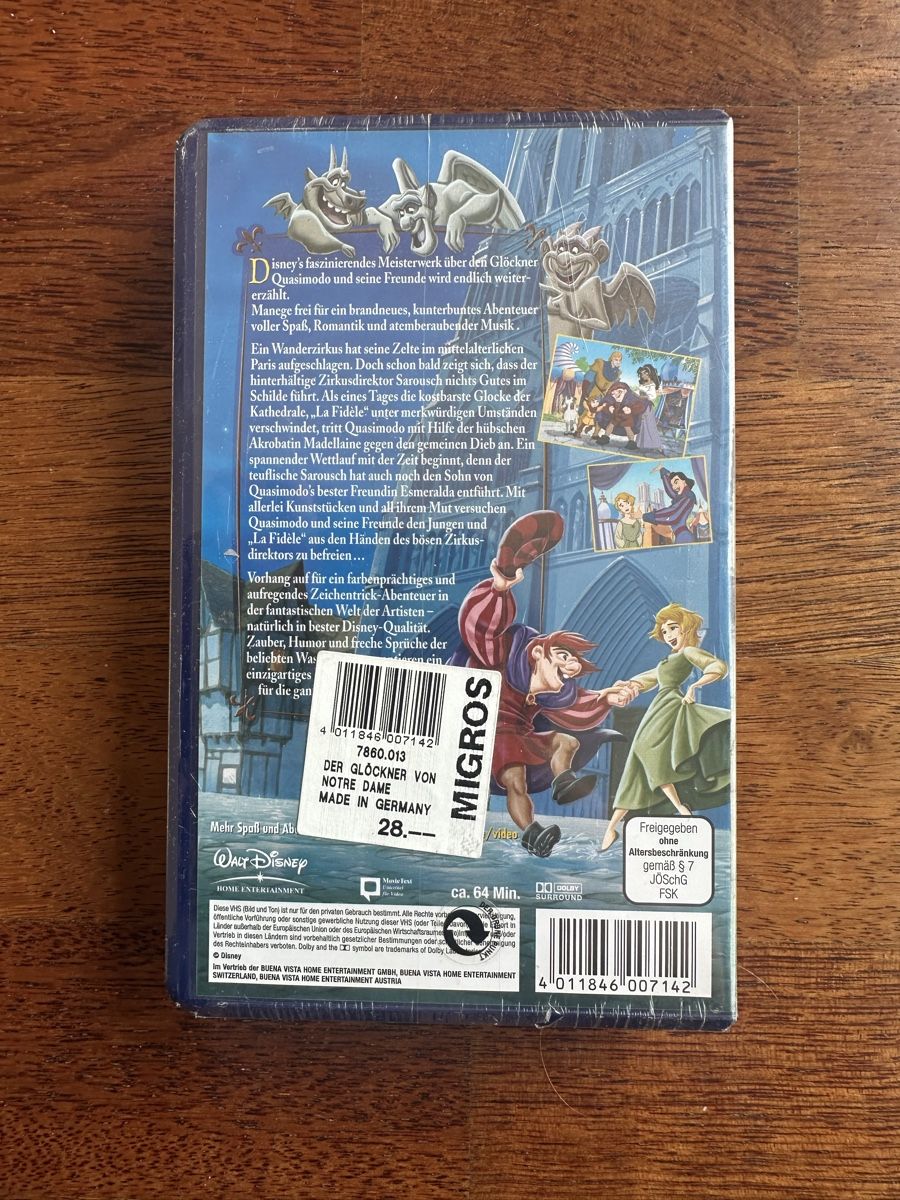 Alle VHS: VHS Der Glöckner von Notre Dame 2 Neu  – Neu und originalverpackt aus Zürich von Kareljan 1