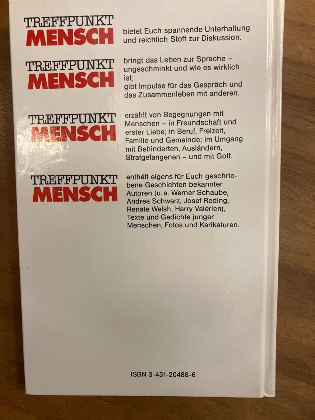 Libri: Treffpunkt Mensch. Herder Verlag – Usato da Wangen ZH venduto da day01 1