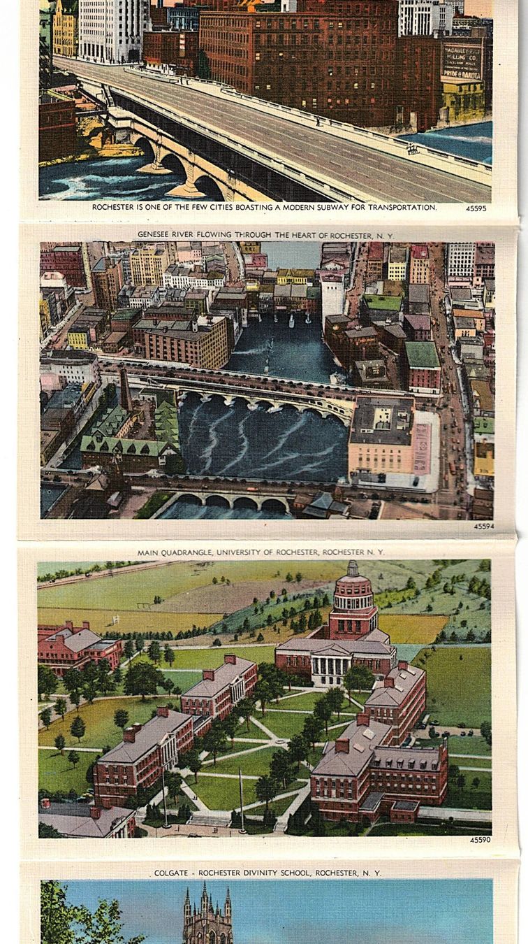 Ansichtskarten: Folder Rochester - USA - ca. 1930 – Gebraucht aus Gossau ZH von granby 2