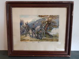 A Von Escher by E Siegrist Infanterie 1842 Militaire Militär