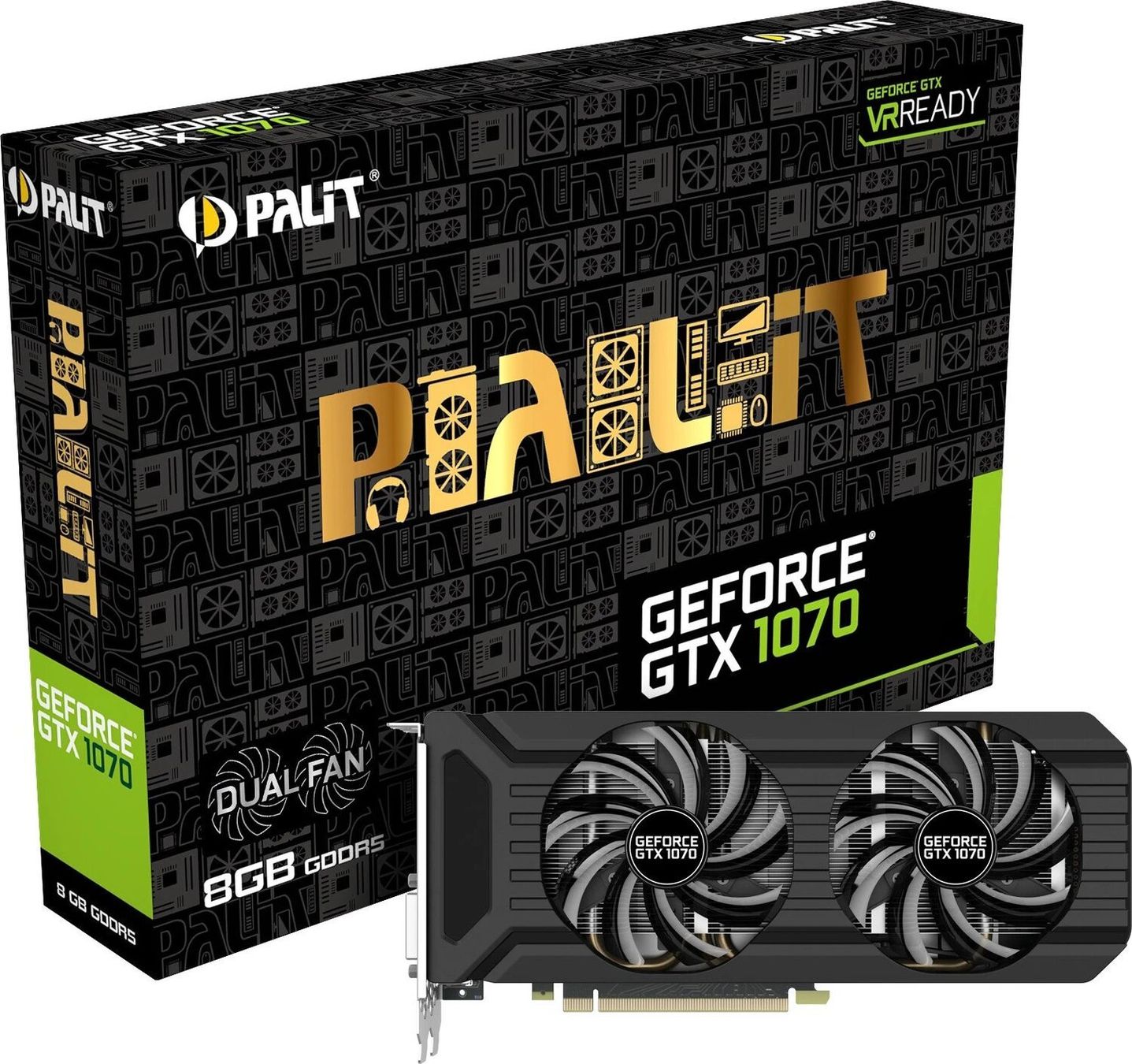 Nvidia Grafikkarten: GTX 1070 Palit Dual 8GB – Gebraucht aus Aadorf von CitySun 1