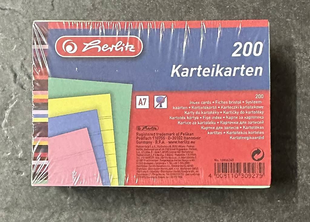 Carta: Karteikarten A7 – Nuovo e nell'imballaggio originale da Zollikofen venduto da Akshy