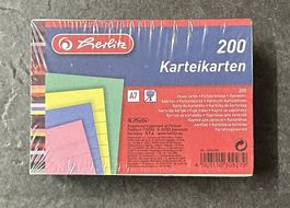 Karteikarten A7