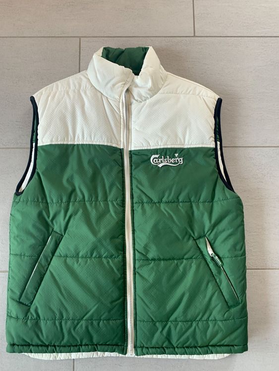 Gilet mit Carlsberg Werbung Kaufen auf Ricardo