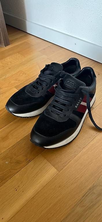 Scarpe da uomo: Bally Sneaker  Schwarz  Leder & Veloursleder - 41 – Usato da Zug venduto da sim_lk2n