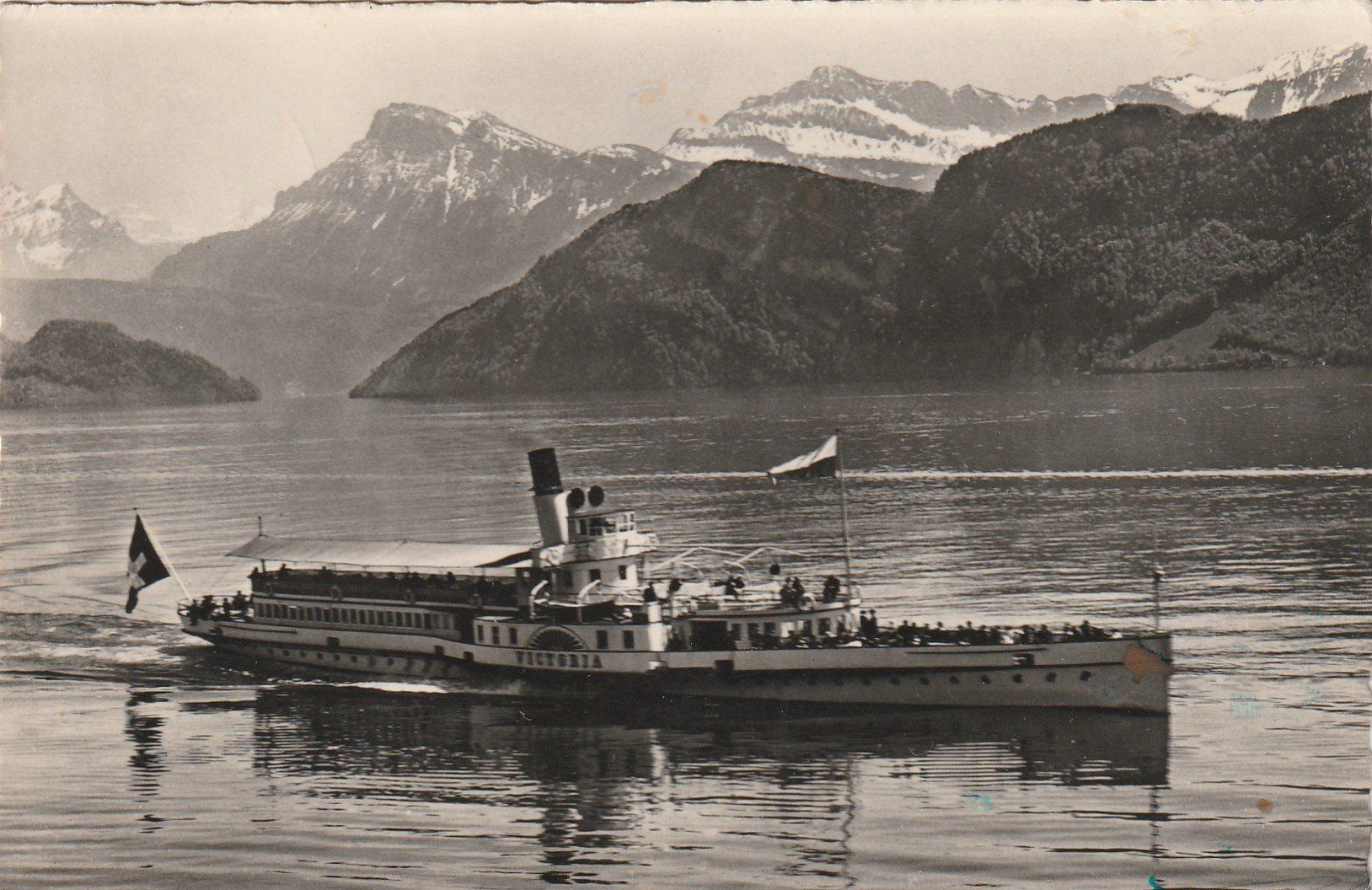 Cartoline postali: Dampfschiff Victoria – Usato da Rorschacherberg venduto da fratovi2