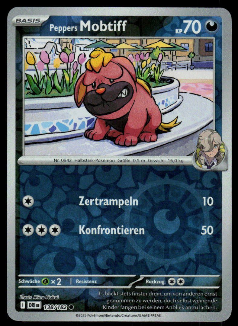Pokémon Carte collezionabili: Pokemon Peppers Mobtiff 138/182 – Usato da Herisau venduto da Pokemon2025
