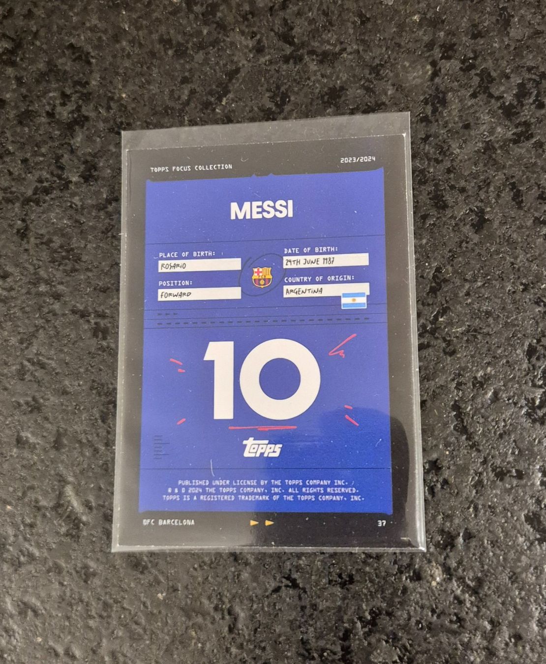 Topps Sammelbilder & Trading cards: Lionel Messi - Barcelona - Topps – Neu (gemäss Beschreibung) aus Burg AG von Danoe 1