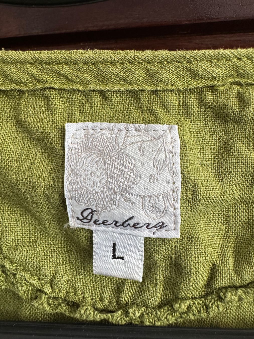 Deerberg Vestiti: Deerberg Leinenkleid 100% Leinen – Usato da Obfelden venduto da cesarina10 2