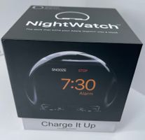 NightWatch Apple Watch Ladestation Wecker Lupe Uhr Neu OVP