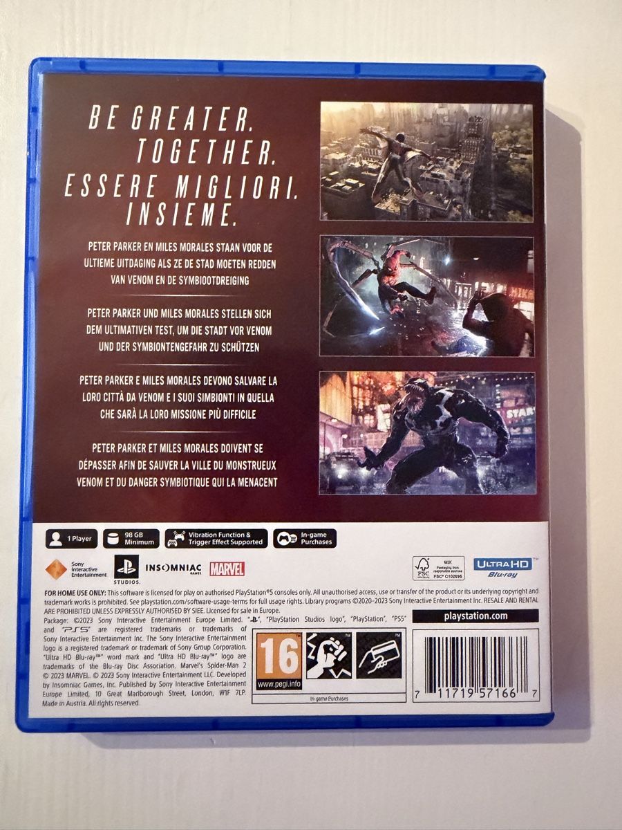 Sony Giochi: Spider-Man 2 PS5 – Usato da Schüpfheim venduto da Hellme09 1