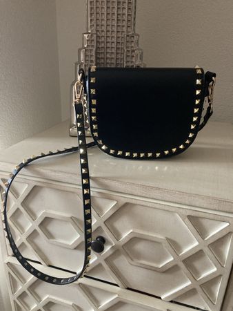 Handtasche schwarz mit Nieten Primadonna Collection