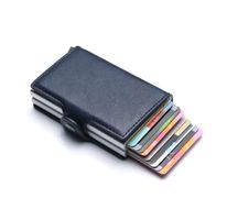 Portemonnaie, Kartenetui, dunkelblau, Leder *Neu*