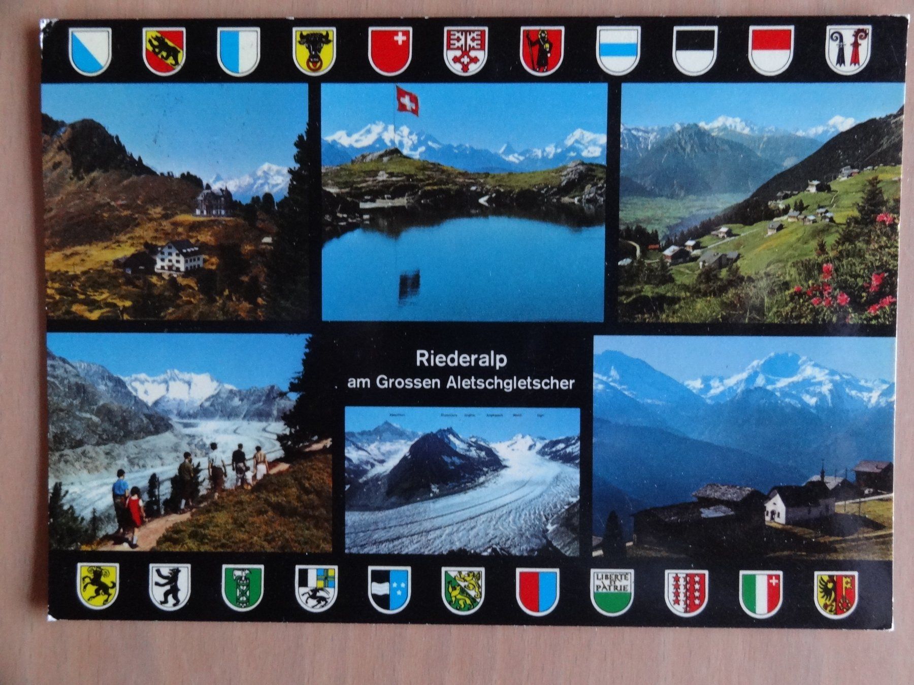 Cartoline postali: Riederalp - Wallis - 1978 – Usato da St Léonard venduto da Riglin