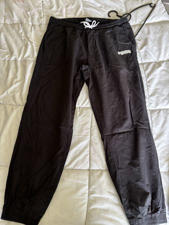 Schwarze Puma Stoffhose, Herren Grösse XXL, Top Zustand