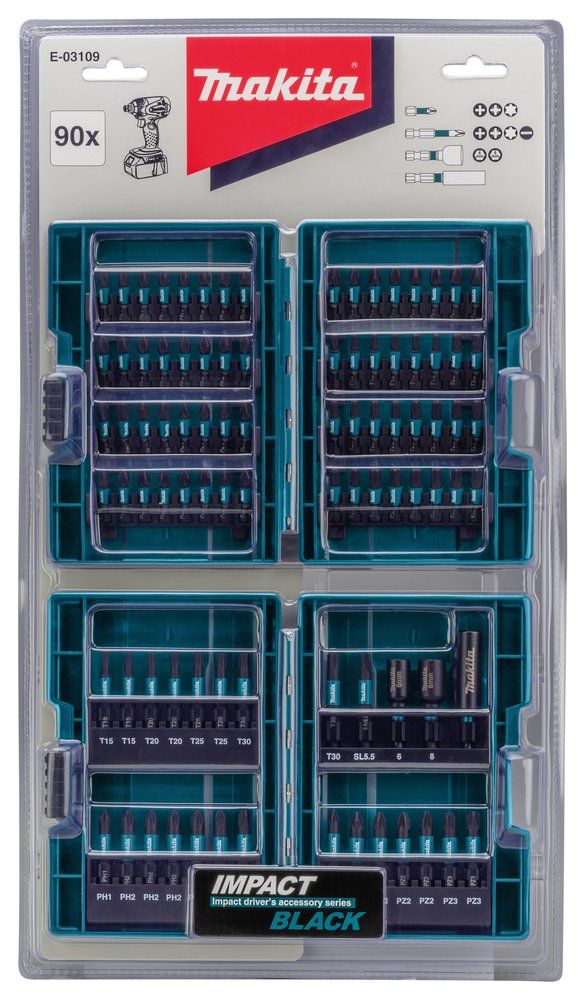Tutti gli attrezzi: Makita Impact Black Bit Set - E-03109 – Nuovo e nell'imballaggio originale da Koppigen venduto da Bracher_Mail-House 3