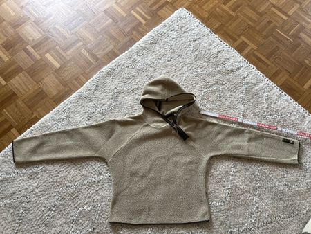 Nike Hoodie, xs, baige, retro, Fledermausärmel
