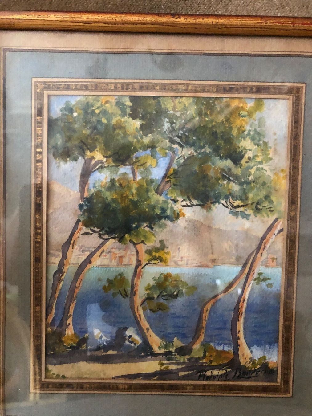 Dipinti: Rudolphe Banderlin.Schöne Landschaft. – Usato da Wald ZH venduto da mlnt 1