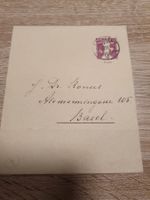 5rp Ganzsache nach Basel