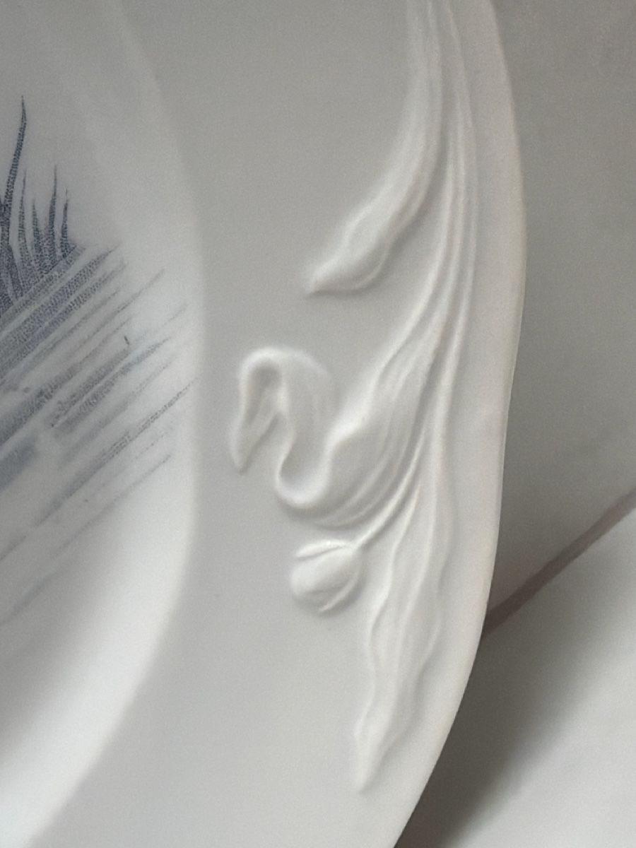 Villeroy & Boch Piatti: Villeroy und Boch, grosser Teller, Iris. – Usato da Biberist venduto da Momo33 3