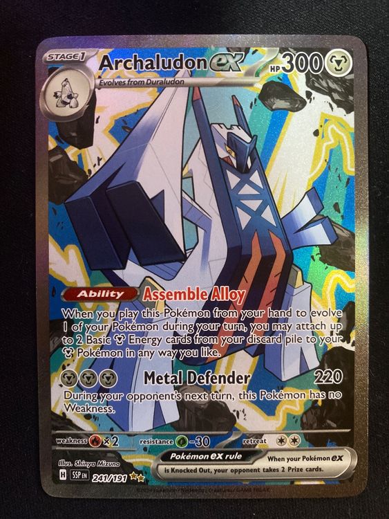 Archaludon ex 241 - Briduradon ex - Surging Sparks - EN (Neu (gemäss ...