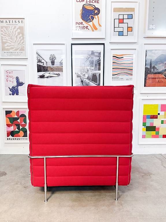 Sofas: VITRA Alcove Work Sofa - Rot – Gebraucht aus Basel von used. 4