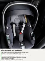 Maxi-Cosi Pebble 360 Babyschale 360° drehbar top Zustand 