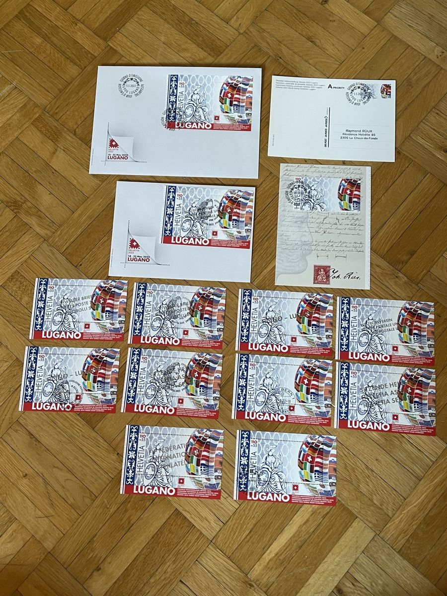 Tutti i francobolli: bloc lugano 2022 expositions universelle. – Nuovo (secondo la descrizione) da peseux venduto da laurencephil 1