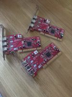 3x USB 3.0 PCIe Karten PCIe Erweiterungskarten für PC | 3 St