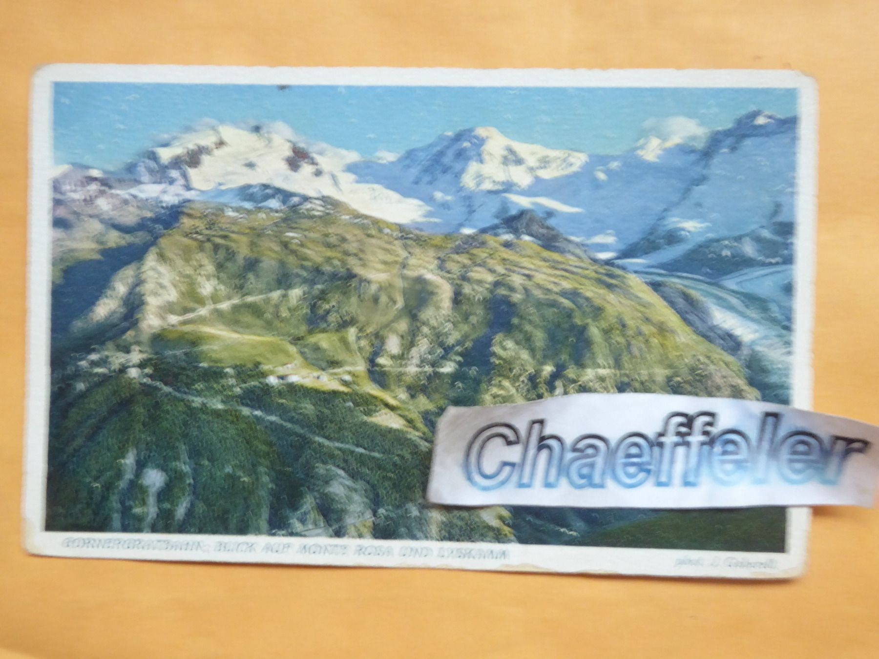 Ansichtskarten: Gornergratbahn: Blick auf Monte Rosa u. – Gebraucht aus Zürich von Chaeffeler
