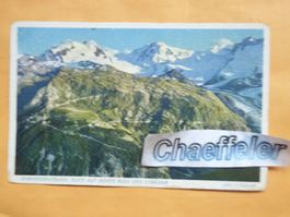 Gornergratbahn: Blick auf Monte Rosa u.