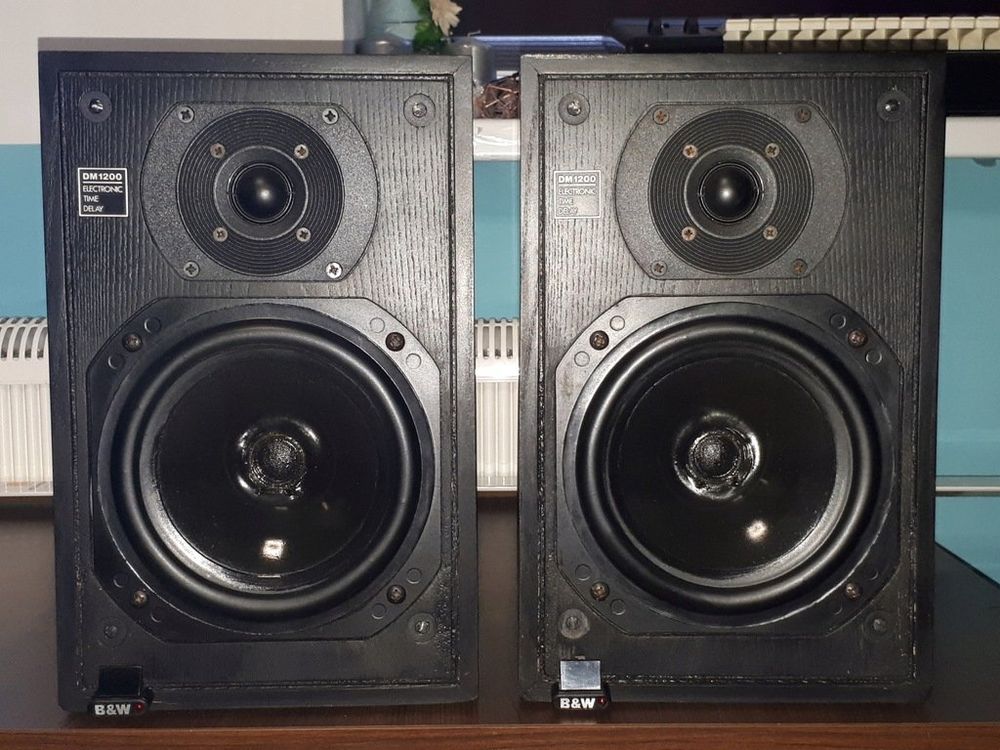 B&W DM 1200 ELECTRONIC TIME DELAY BOXEN LOUDSPEAKERS VINTAGE (Gebraucht ...