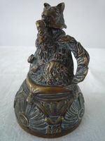 Ancienne clochette de table en bronze / Alte Tischglocke