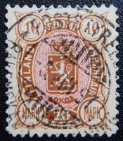 Finnland Kat. 34A gest. 1889 sign. Kat. 90 Euro