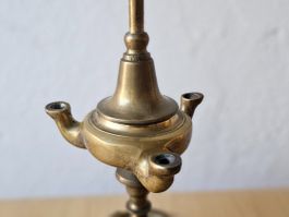 Antike Florentiner Öl Lampe Messing "Aladins Wunderlampe"