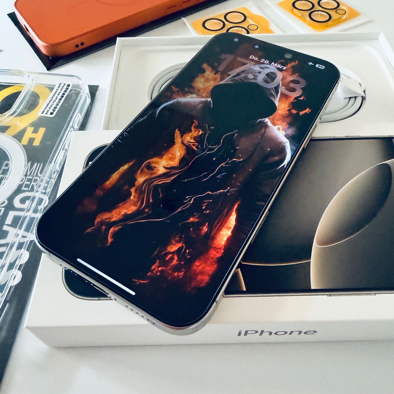 Apple Handys / Smartphones: iPhone 16 Pro Max 256GB Natural, Garantie 07.2027 TopZustand – Gebraucht aus Basel von MY.AIRPODS.SHOP
