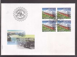 2012 3 FDC 4er  Jungfraubahn