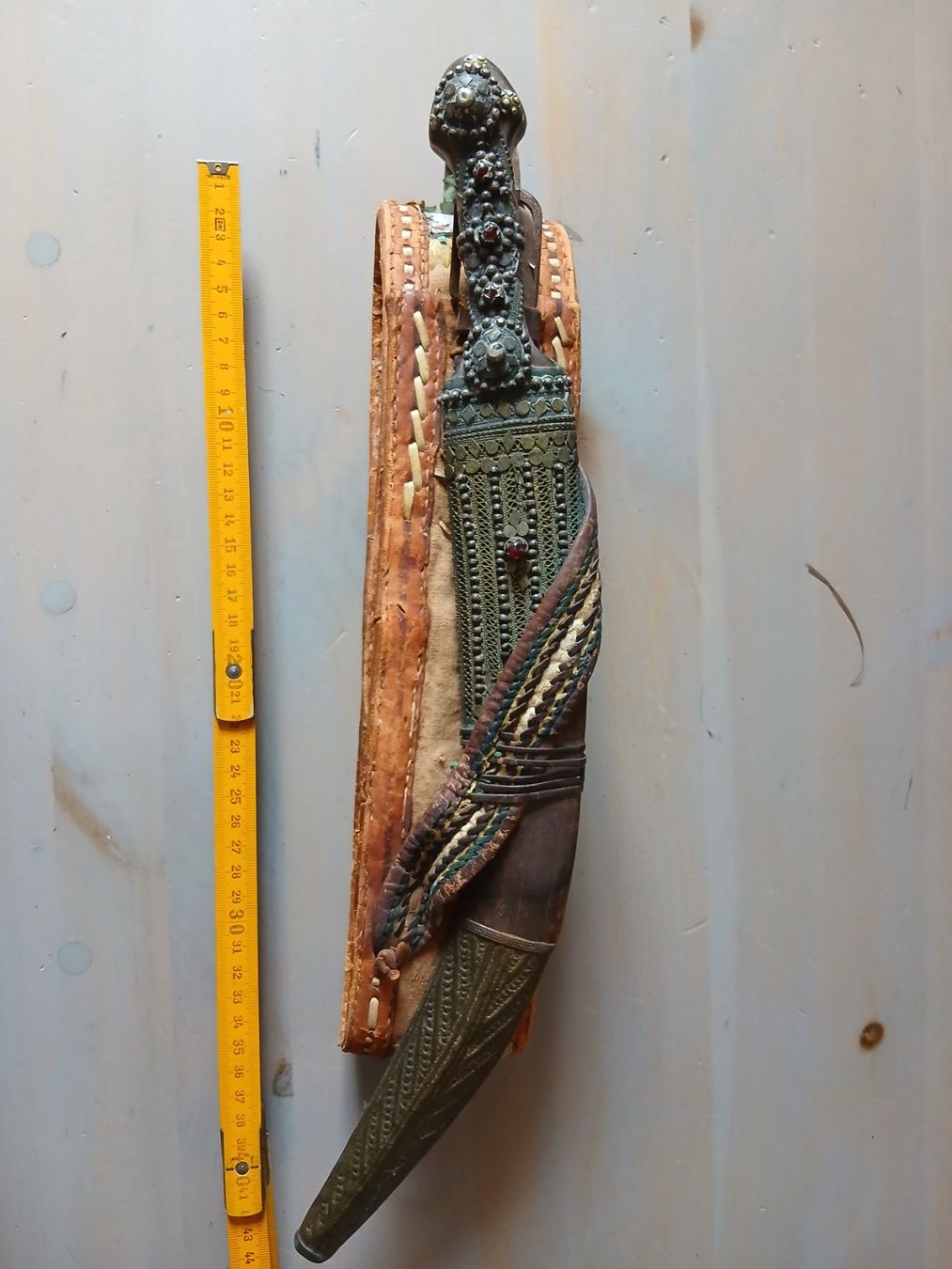 Sonstiges zum Sammeln & Seltenes: Couteau Janbiya Dharia ancienne avec fourreau argent – Gebraucht aus Satigny von Asaksa 1