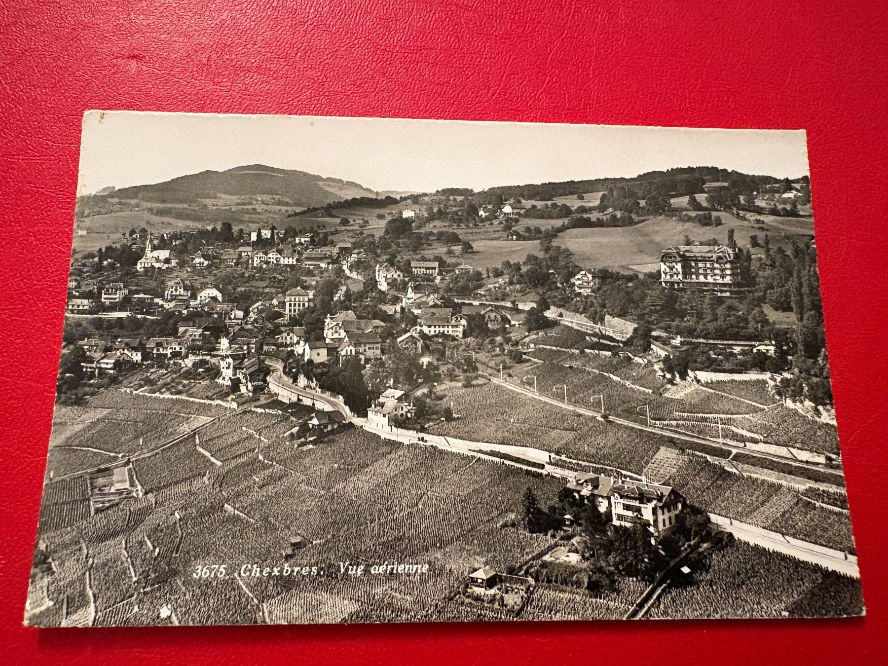 Ansichtskarten: Chexbres : Vue aérienne / Flugansicht – Gebraucht aus St-Légier-Chiésaz von Theo006