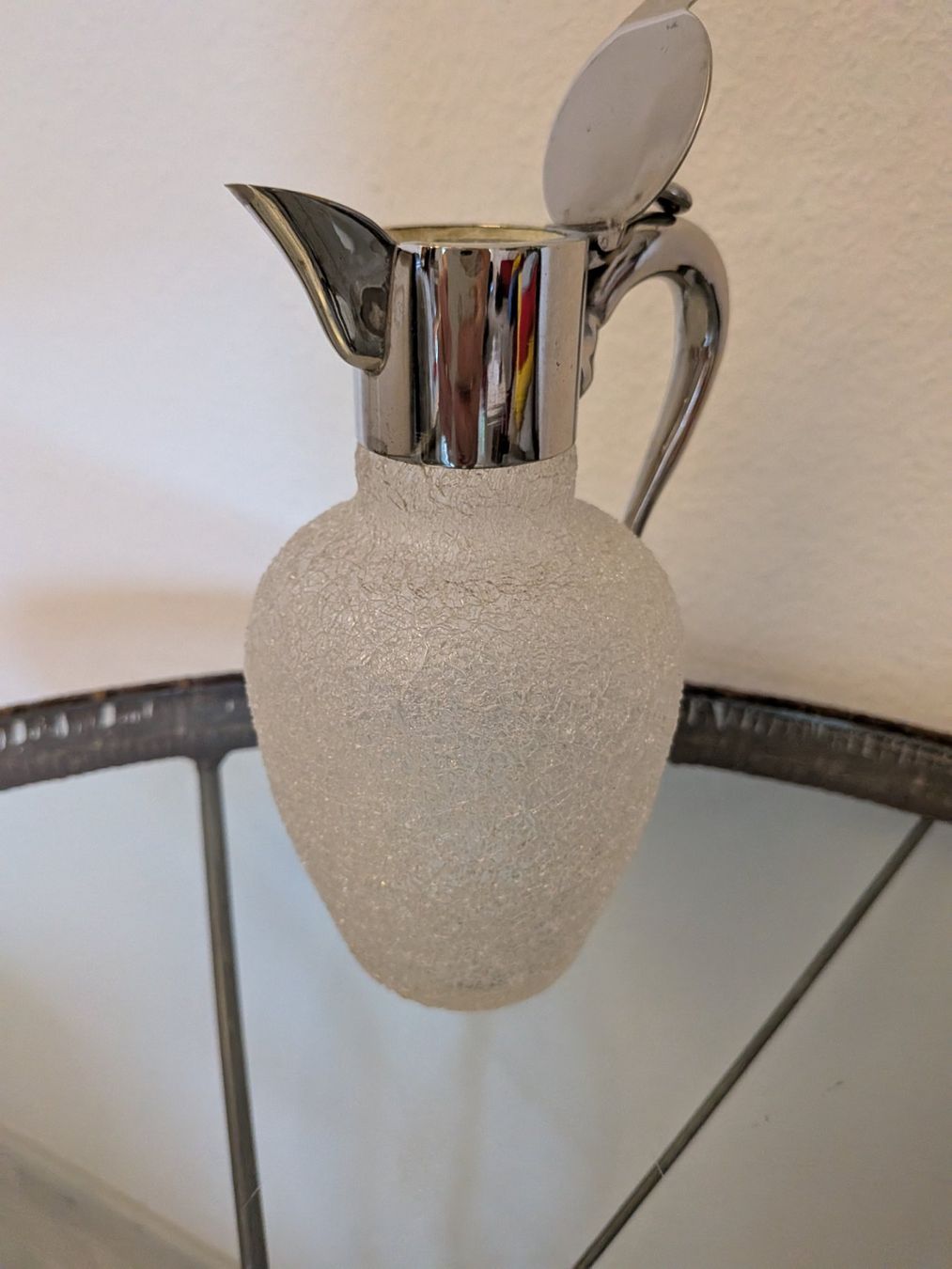 Caraffe: Antiker Krug Krakele Eisglas – Usato da Emmen venduto da magelan 3