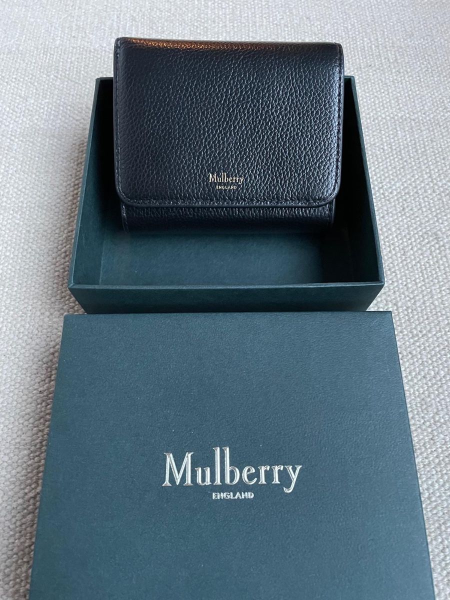 Mulberry Portafogli: Mulberry Black Leather Small Wallet – Nuovo (secondo la descrizione) da Zürich venduto da Anna-S